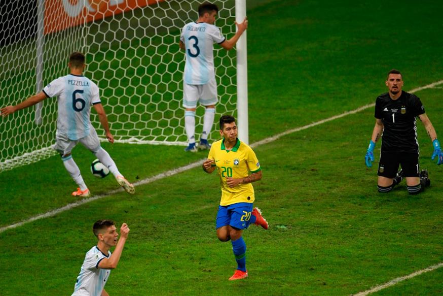 Ο Ρομπέρτο Φιρμίνο σφράγισε τη νίκη – πρόκριση της Βραζιλίας επί της Αργεντινής