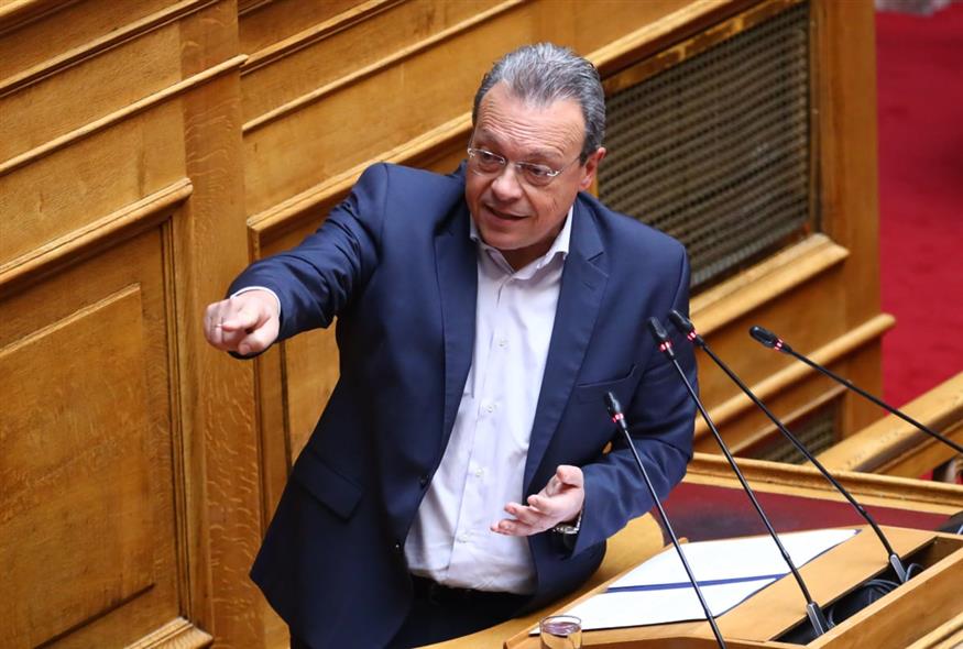 Σωκράτης Φάμελλος στη Βουλή (ΓΙΑΝΝΗΣ ΠΑΝΑΓΟΠΟΥΛΟΣ/EUROKINISSI)