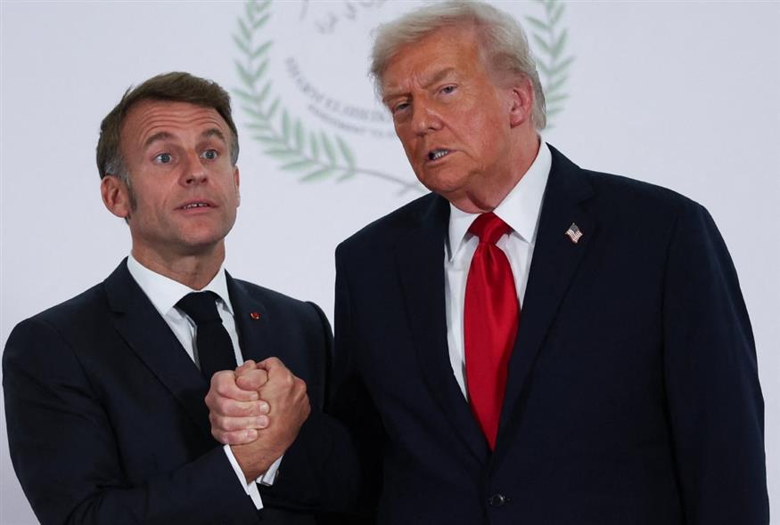 Τραμπ - Μακρόν/AP