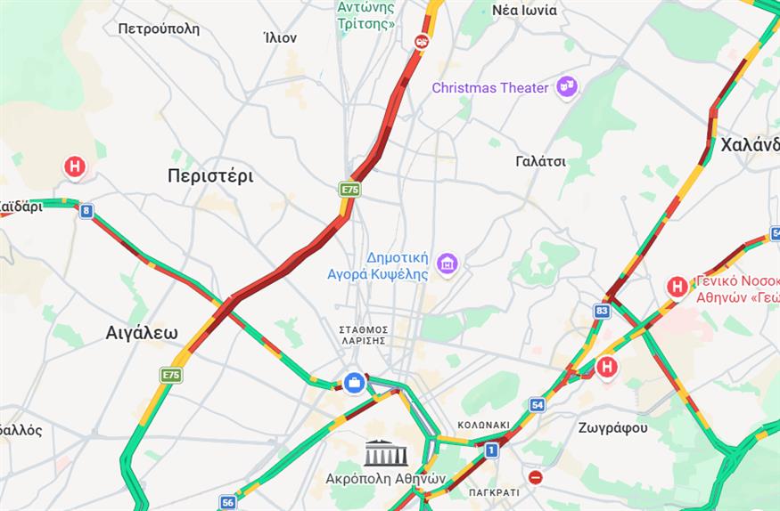 Κίνηση - χάρτης