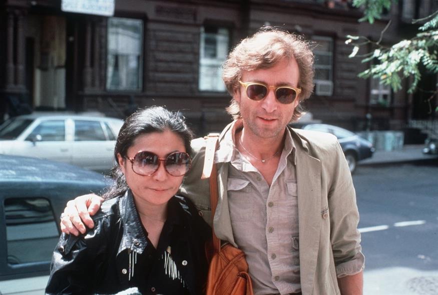 Ο Τζον Λένον με τη Γιόκο Όνο στη Νέα Υόρκη το 1980. /copyright Ap Photos