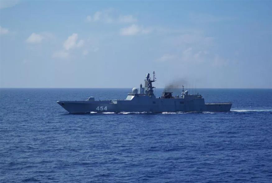 Η ρωσική φρεγάτα Admiral Gorshkov