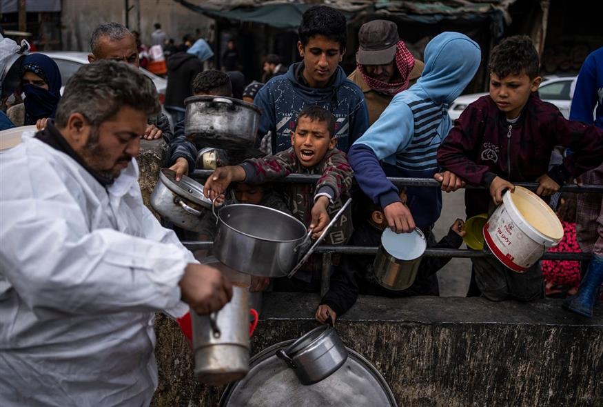 Γάζα - Ανθρωπιστική βοήθεια (AP Photo/Fatima Shbair)