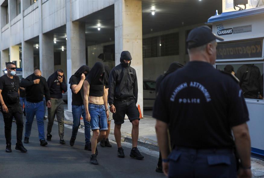 Οι Κροάτες συλληφθέντες/ Eurokinissi