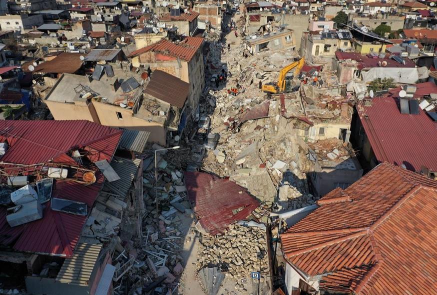 Η Αντιόχεια μετά τον φονικό σεισμό (AP Photo/Hussein Malla)