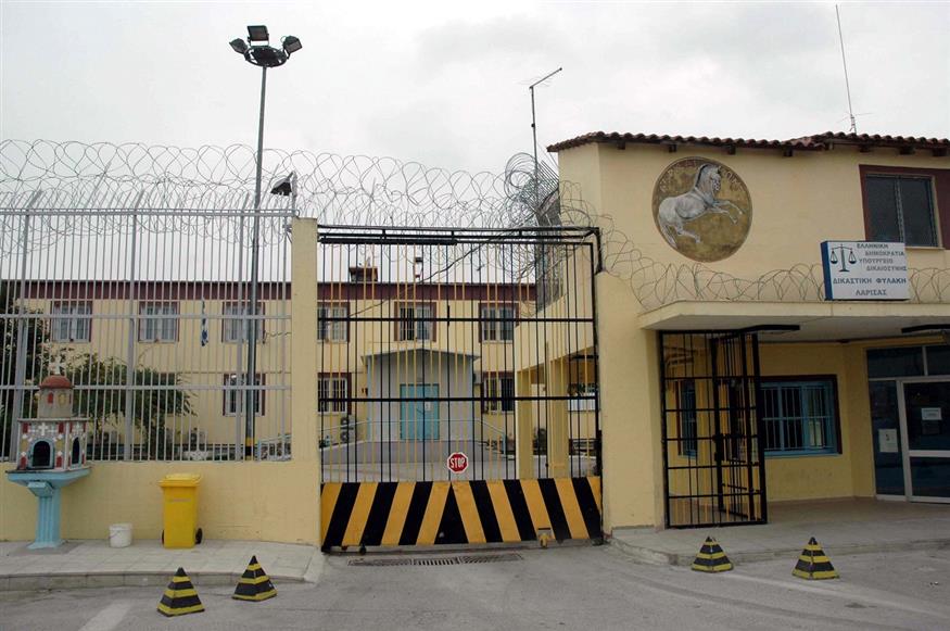 Η είσοδος των Φυλακών Λάρισας (Eurokinissi)