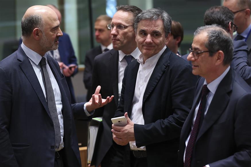 Στιγμιότυπο από προηγούμενο Eurogroup (AP Photo/Francisco Seco)
