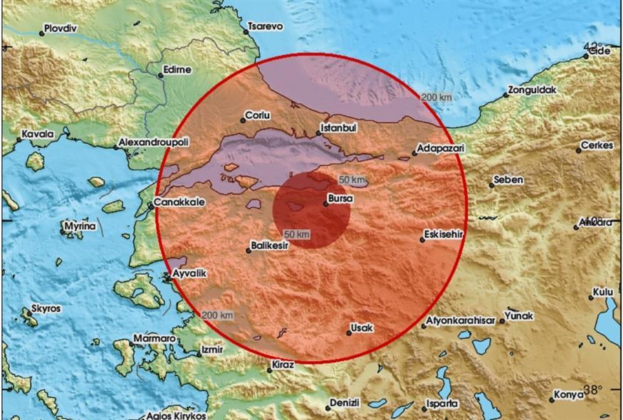 Σεισμός στην Τουρκία