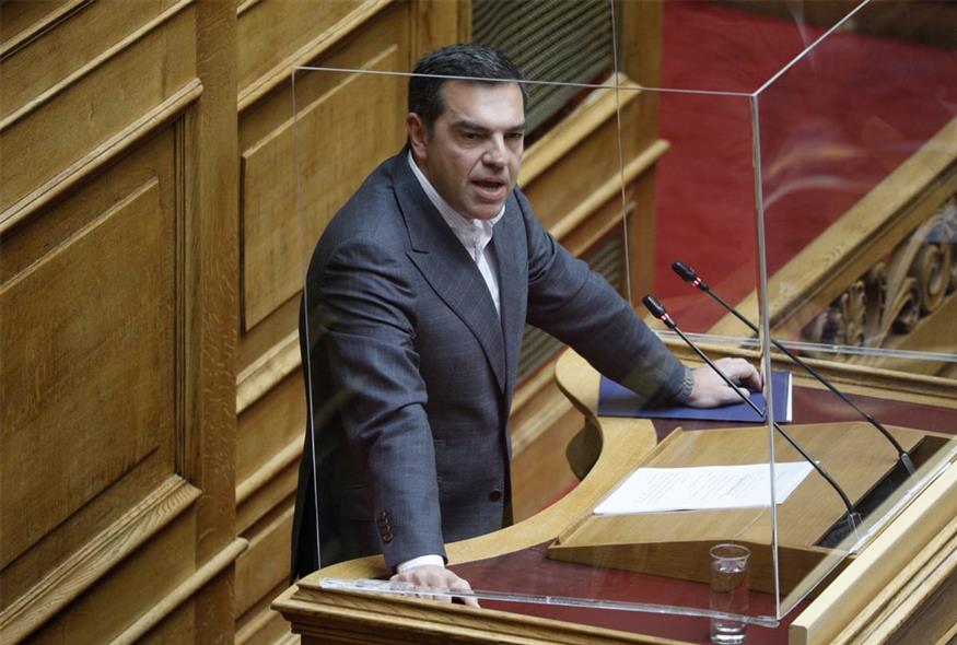 Ο Αλέξης Τσίπρας στη Βουλή - ΚΟΝΤΑΡΙΝΗΣ ΓΙΩΡΓΟΣ / Eurokinissi