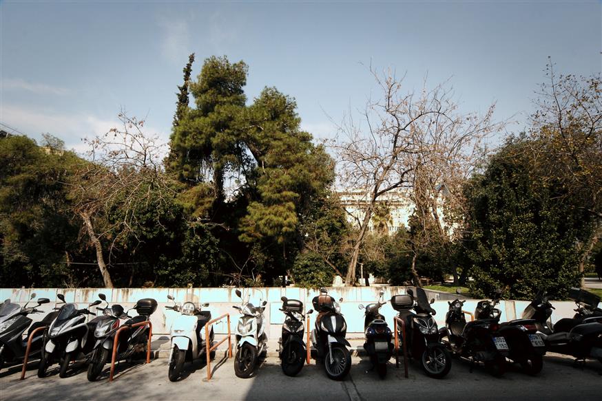 Δίκυκλα στην Αθήνα (copyright: Eurokinissi/Σωτήρης Δημητρόπουλος)