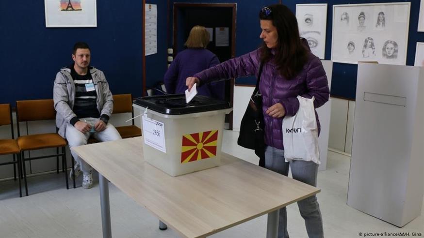 Καρέ από προηγούμενες εκλογές στη Βόρεια Μακεδονία (DW)