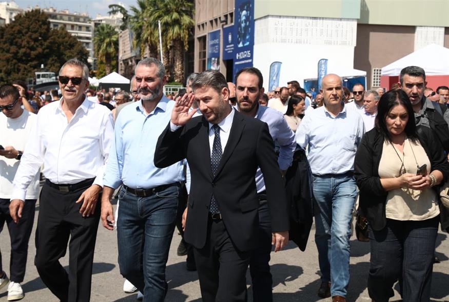 Επίσκεψη Ανδρουλάκη στη ΔΕΘ (ΝΑΣΟΣ ΣΙΜΟΠΟΥΛΟΣ / EUROKINISSI)