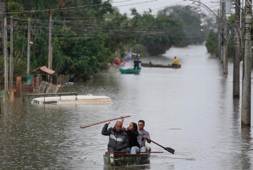 Βραζιλία - πλημμύρες (AP)
