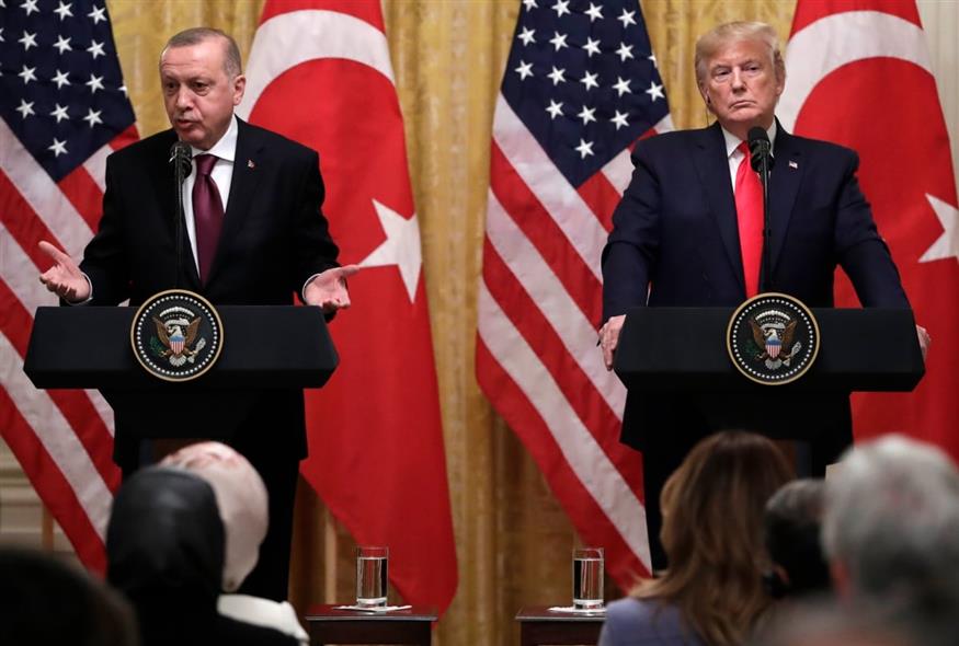 Τραμπ-Ερντογάν (AP)