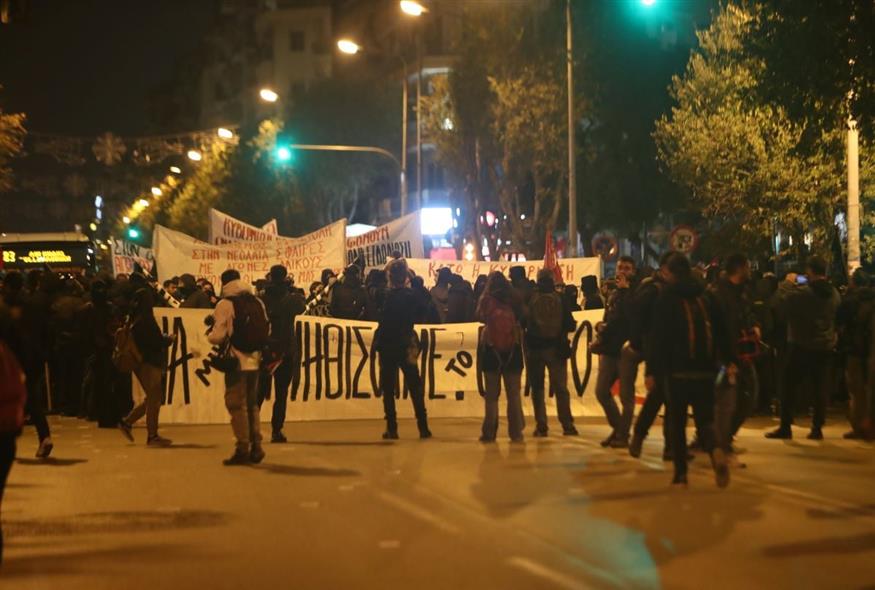 Πορεία για τη δολοφονία του Αλέξανδρου Γρηγορόπουλου στη Θεσσαλονίκη/eurokinissi