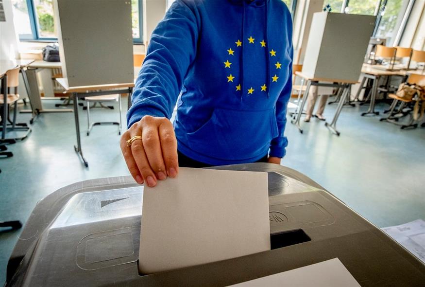 Ευρωεκλογές στη Γερμανία (AP Photo/Michael Probst)