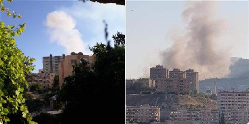 Έκρηξη στη Δαμασκό/Twitter