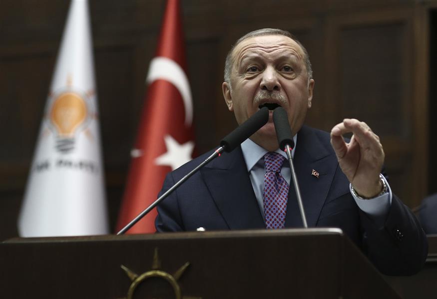 Ο Τούρκος πρόεδρος Ρετζέπ Ταγίπ Ερντογάν (AP Photo/Burhan Ozbilici)