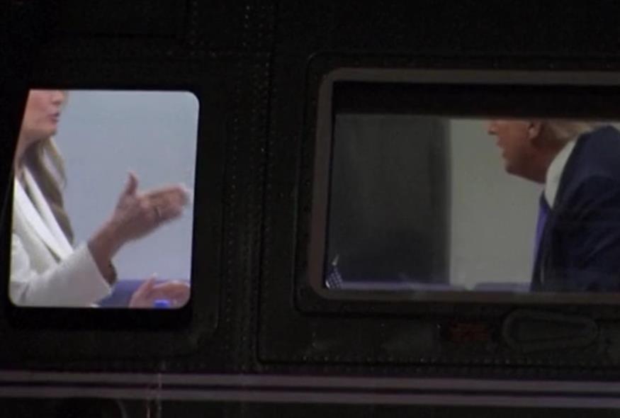 Η έντονη συζήτηση του ζεύγους Τραμπ (Daily Mail)