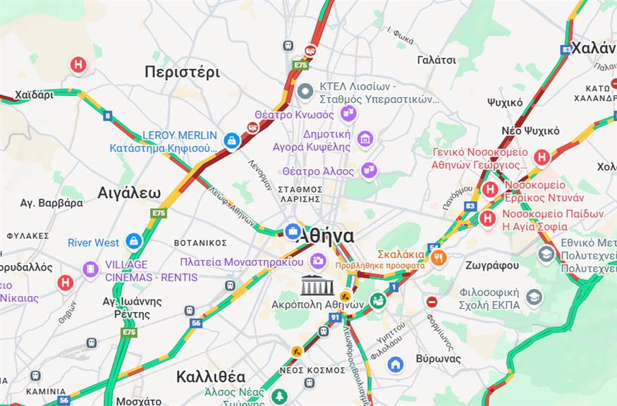 Χάρτης κίνηση Χάρτης κίνηση