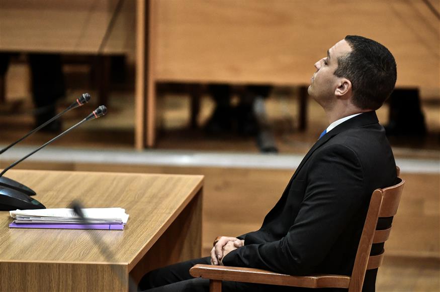 Ο Ηλίας Κασιδιάρης στη δίκη της ΧΑ/Eurokinissi