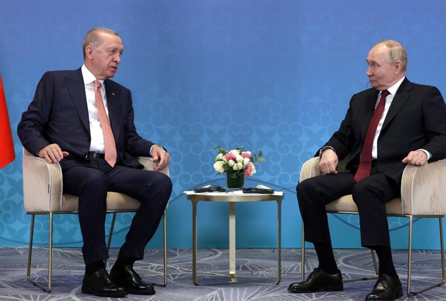 Τηλεφωνική επικοινωνία Ερντογάν – Πούτιν (AP)