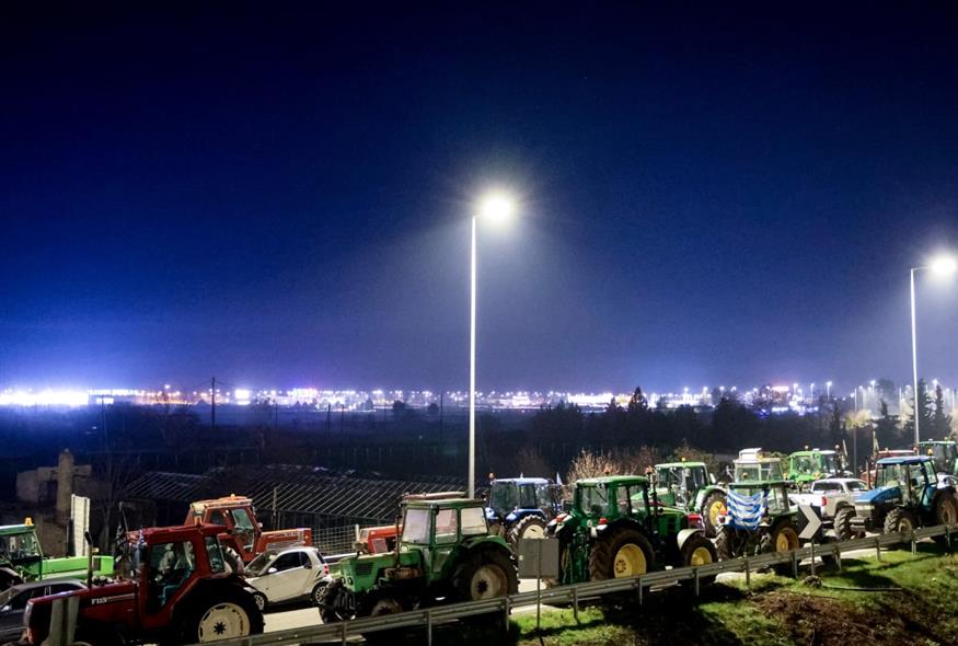 Τρακτέρ στη Νίκαια  (EUROKINISSI)