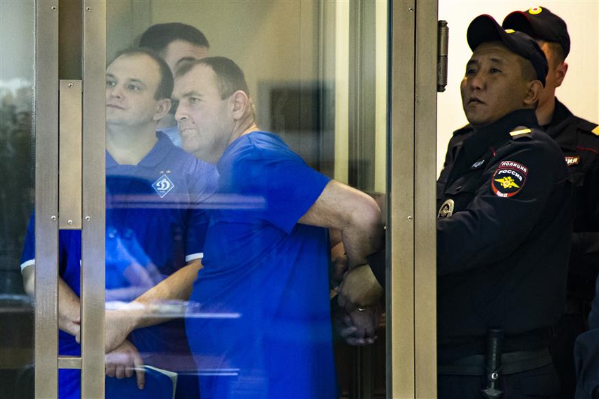 Φυλακισμένοι στη Ρωσία/(AP Photo/Alexander Zemlianichenko)