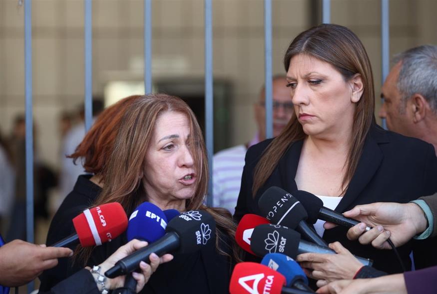 Η Ζωή Κωνσταντοπούλου μετά την ανακοίνωση της απόφασης για το Μάτι/EUROKINISSI