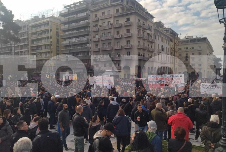 Τέμπη - Συγκέντρωση Θεσσαλονίκη