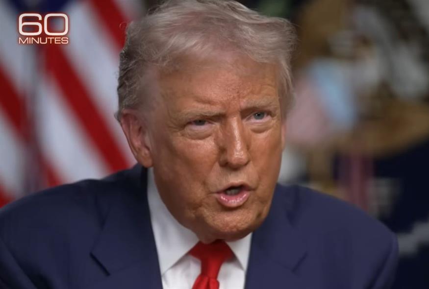 Ο Ντόναλντ Τραμπ στην εκπομπή 60 Minutes (video capture)