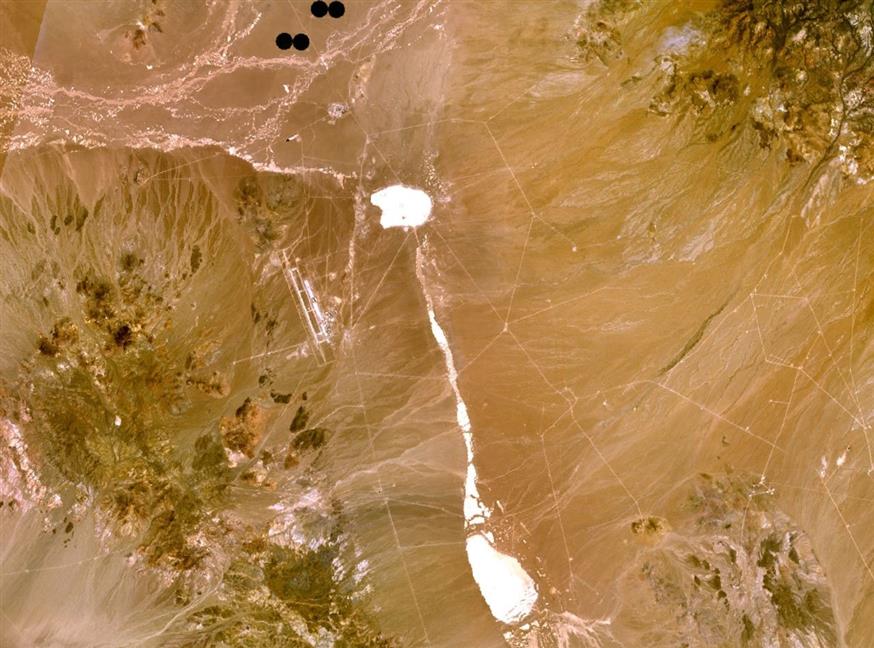 Η βάση από φωτογραφία δορυφόρου.