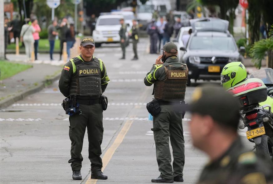 Αστυνομικοί στην Κολομβία (AP Photo/Juan Jose Horta)