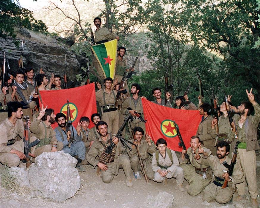 Μαχητές του PKK (AP Photo/Burhan Ozbilici)