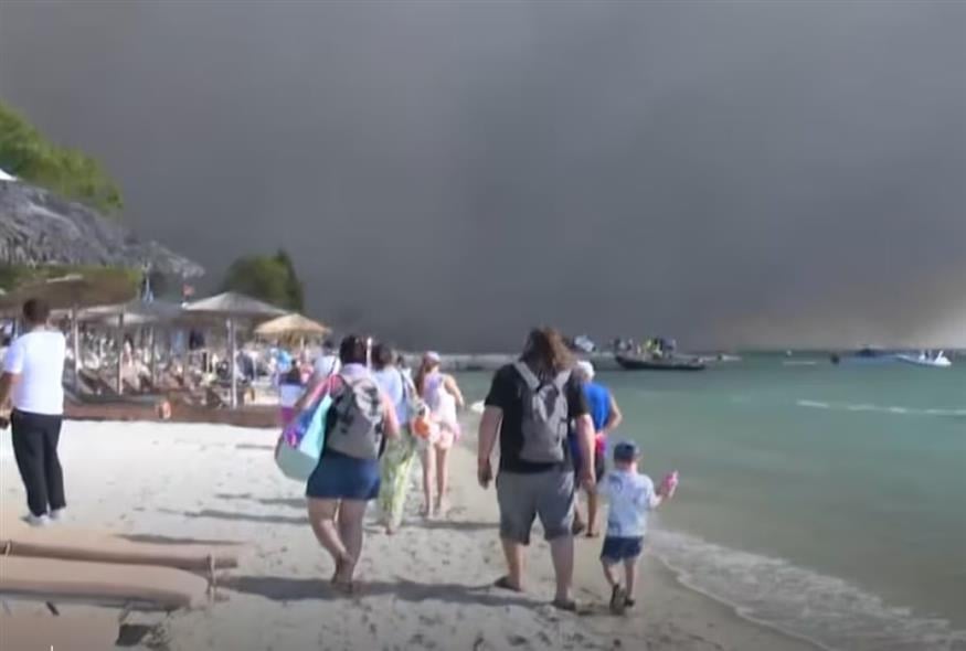 Φωτιά στη Σίβηρη Χαλκιδικής