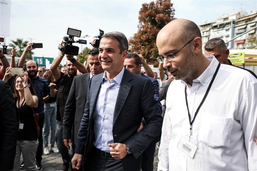 Ο Ελληνας πρωθυπουργός στη ΔΕΘ (copyright: Eurokinissi/MotionTeam/Στέλιος Μίσινας)