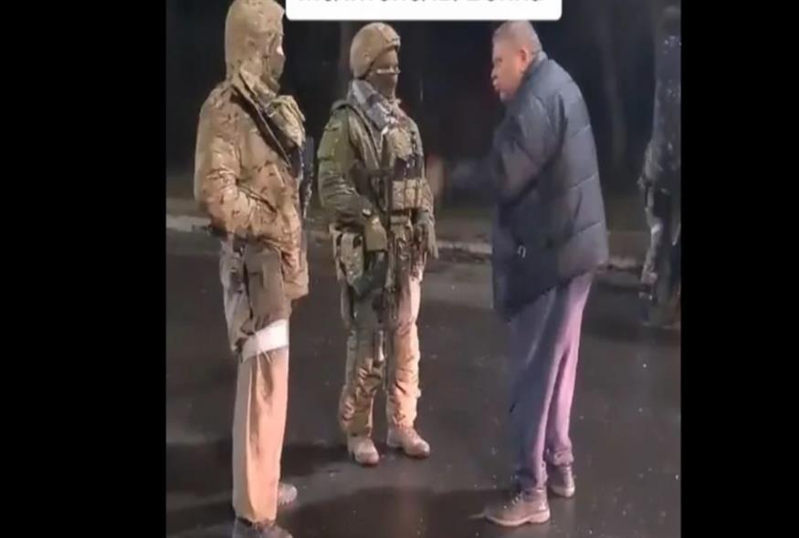 Ουκρανός στη Μελιτόπολη/YouTube Capture