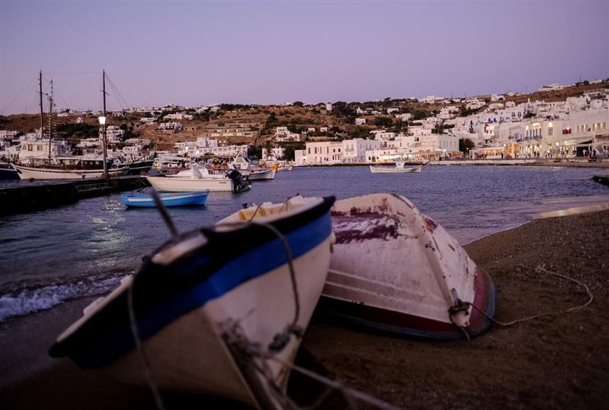 Το λιμάνι της Μυκόνου (ΝΕΚΤΑΡΙΑ ΜΠΑΛΩΜΑΤΙΝΗ/EUROKINISSI)