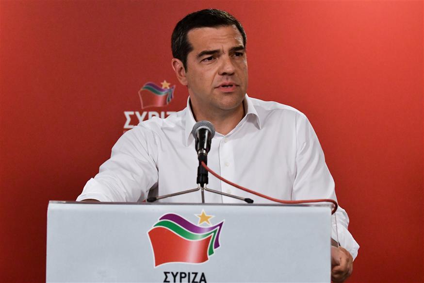 Ο Αλέξης Τσίπρας ανακοινώνει εκλογές (copyright: Eurokinissi)