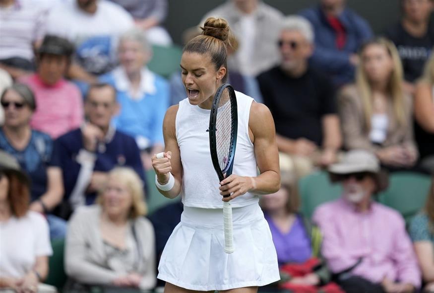 Η Μαρία Σάκκαρη δεν κατάφερε να περάσει στον δεύτερο γύρο του Wimbledon (Associated Press)