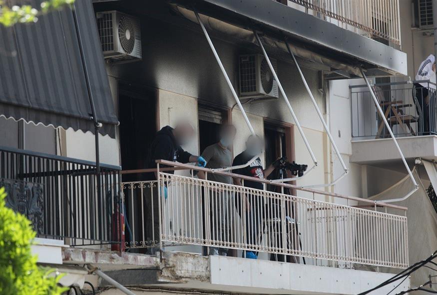 Το διαμέρισμα στο Παλαιό Φάληρο όπου ο 48χρονος φέρεται να δολοφόνησε την ηλικιωμένη μητέρα του (Eurokinissi)