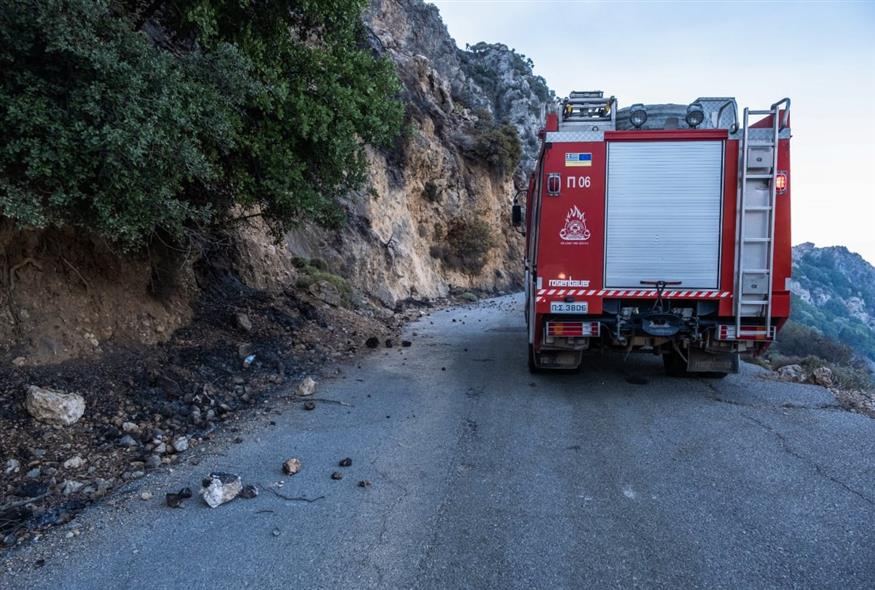 Φωτιά τώρα στα Κύθηρα (EUROKINISSI)