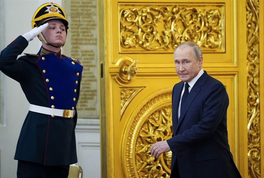Ο ρώσος πρόεδρος, Βλαντίμιρ Πούτιν, στο Κρεμλίνο (Associated Press)