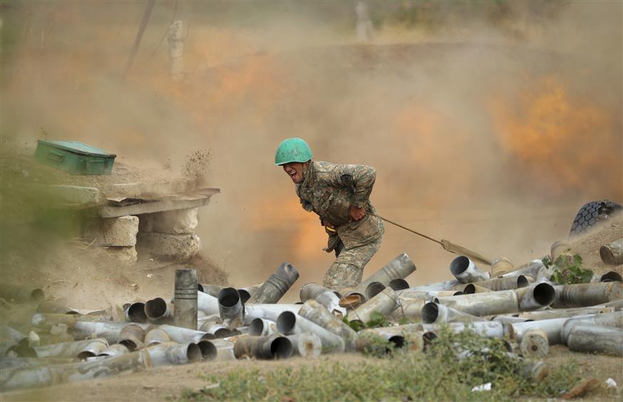 Μάχες στο Ναγκόρνο Καραμπάχ/Copyright: AP Images