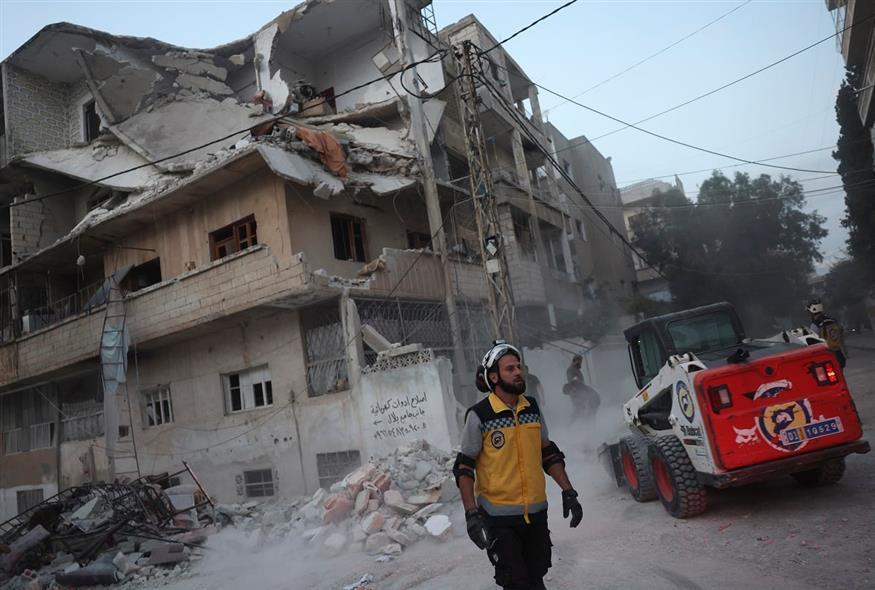 Επίθεση στη Συρία (AP Photo/Ghaith Alsayed)