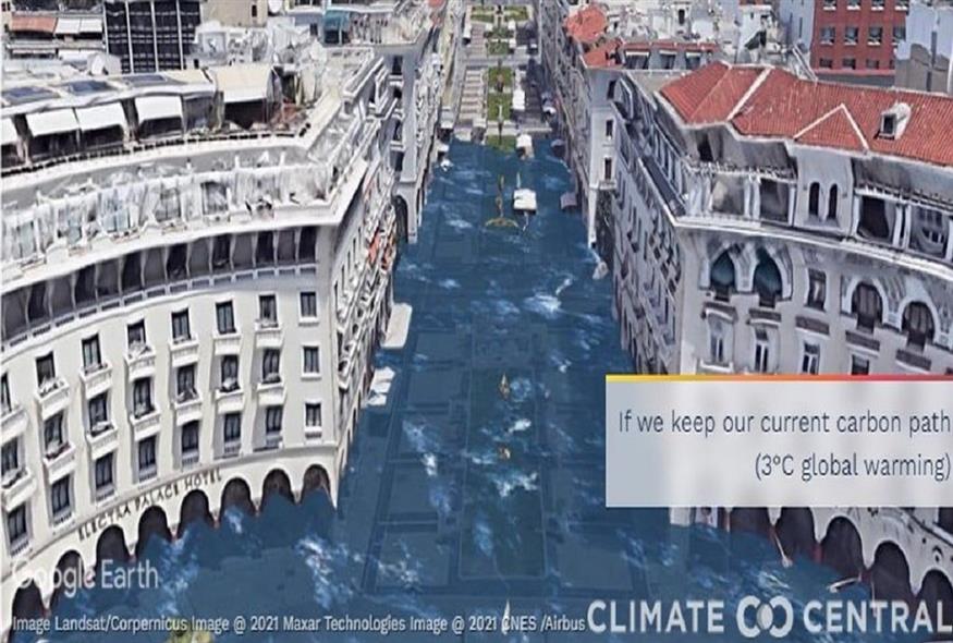 Ανησυχητική πρόβλεψη για την κλιματική κρίση στη Θεσσαλονίκη (Climate Central)