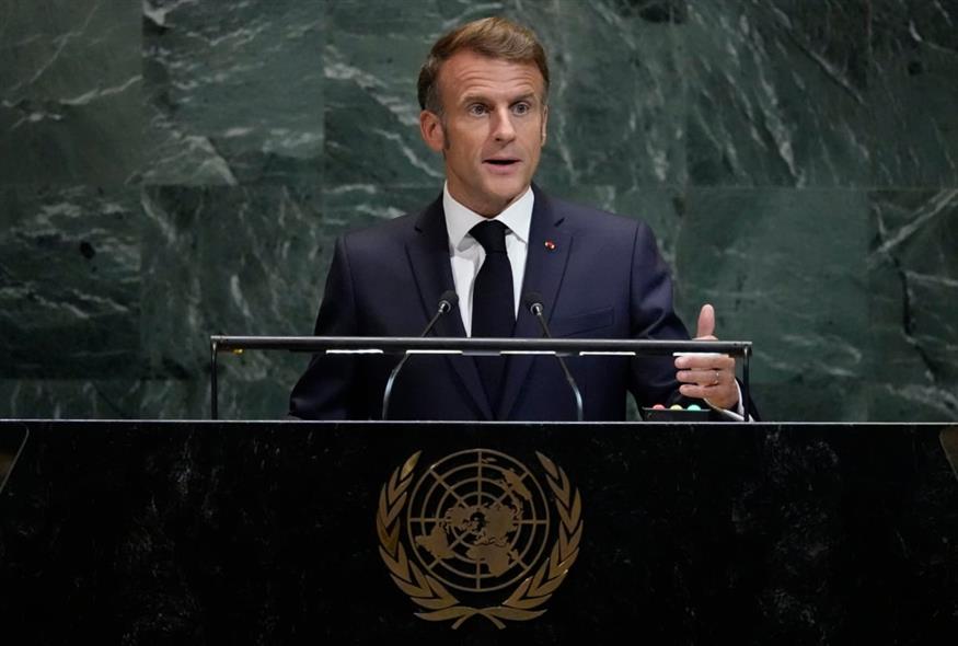 O Γάλλος πρόεδρος Εμανουέλ Μακρόν (ΑP)