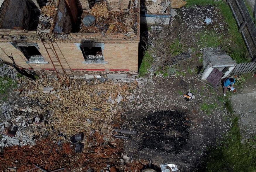 Εικόνες καταστροφής στην Ουκρανία (AP Photo)