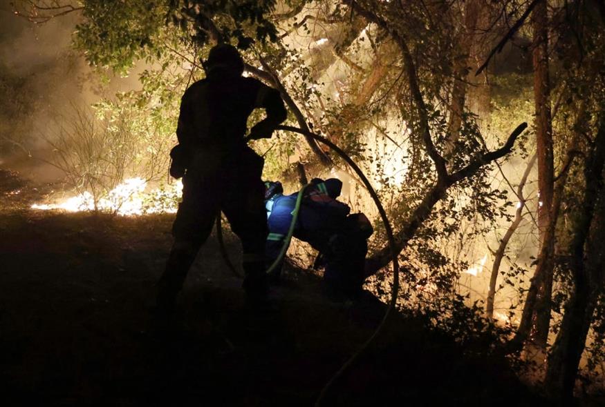 Φωτιά στη Χίο/INTIME