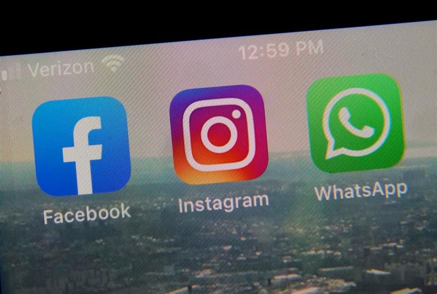 Facebook - Instagram - WhatsApp (AP)